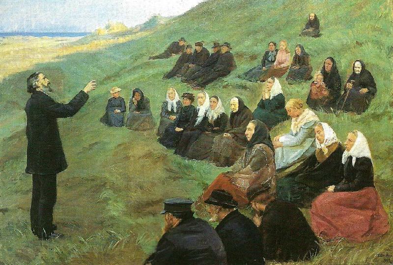Anna Ancher et missionsmode Sweden oil painting art